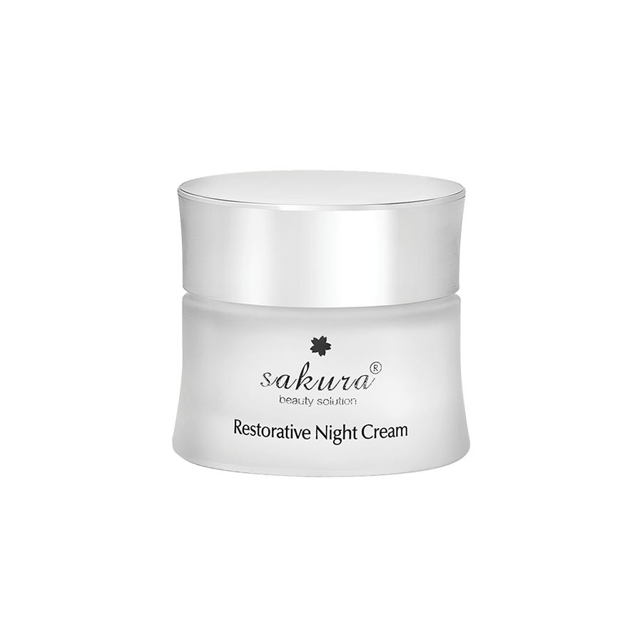 Kem dưỡng phục hồi da chống lão hoá làm trắng da ban đêm Sakura Restorative Night Cream