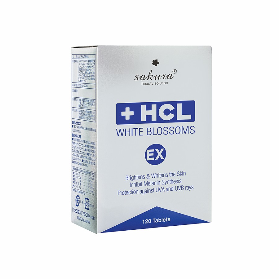 Viên uống giảm nám chuyên sâu Sakura HCL White Blossoms EX